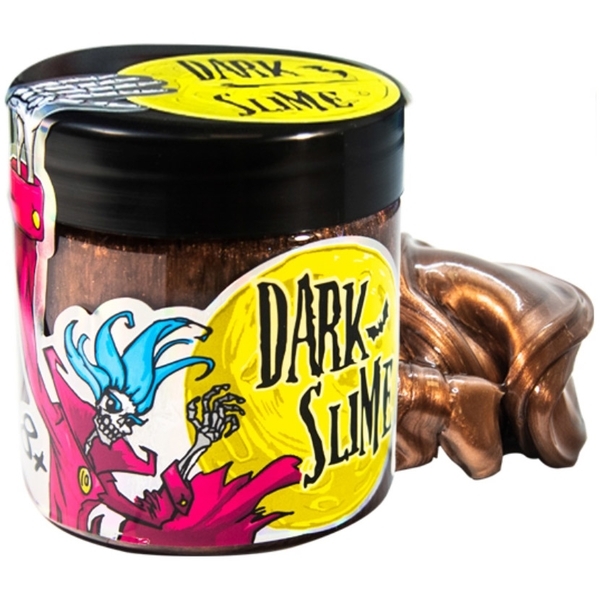 Слайм Strateg Dark slime перламутровий, 150 г, золотистий (71832) - Pampik