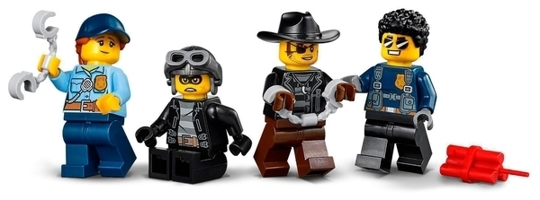 Подарунок. Конструктор LEGO City Police Транспорт для перевезення злочинців, 244 дет (60276) - Pampik - 5