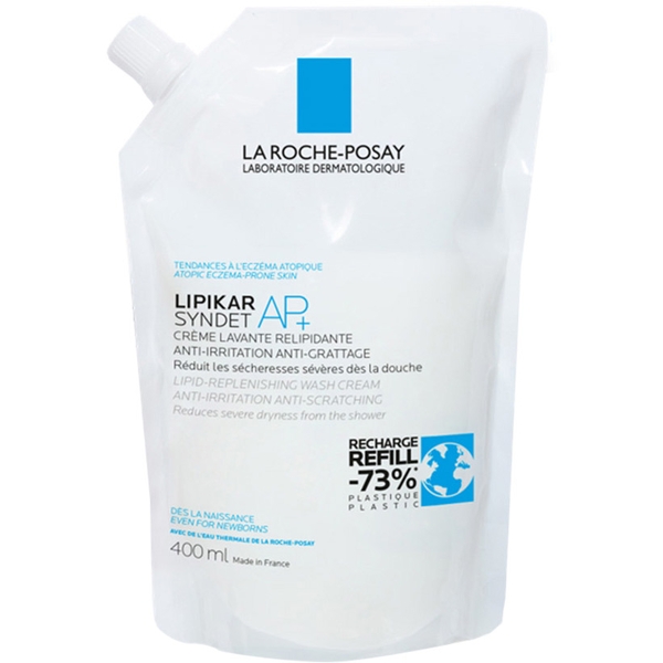 Очищающий крем-гель La Roche-Posay Lipikar Syndet АП+ Для очень сухой, склонной к атопии кожи 400 мл - Pampik