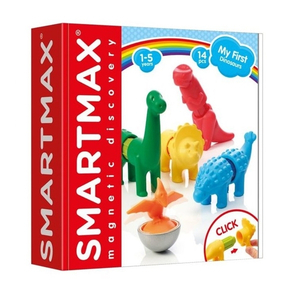 Магнітний конструктор SmartMax Мої перші динозаври (SMX 223) - Pampik