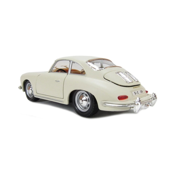 Автомодель Bburago Porsche 356B (1961), 1:24, бежевый - Pampik - 3