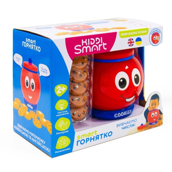 Інтерактивна двомовна навчальна іграшка Kiddi Smart Smart-Горнятко, українська та англійська (524800) - Pampik - 10