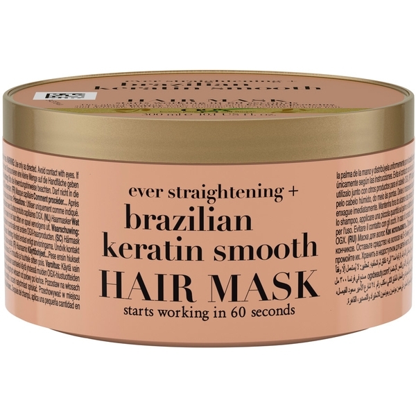 Маска для волосся OGX Brazil Keratin Smooth, 300 мл - Pampik