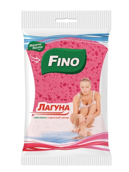 Губка банна Fino Лагуна, масажна - Pampik
