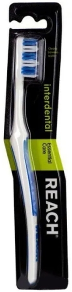 Зубная щетка Reach Interdental средняя, синий - Pampik