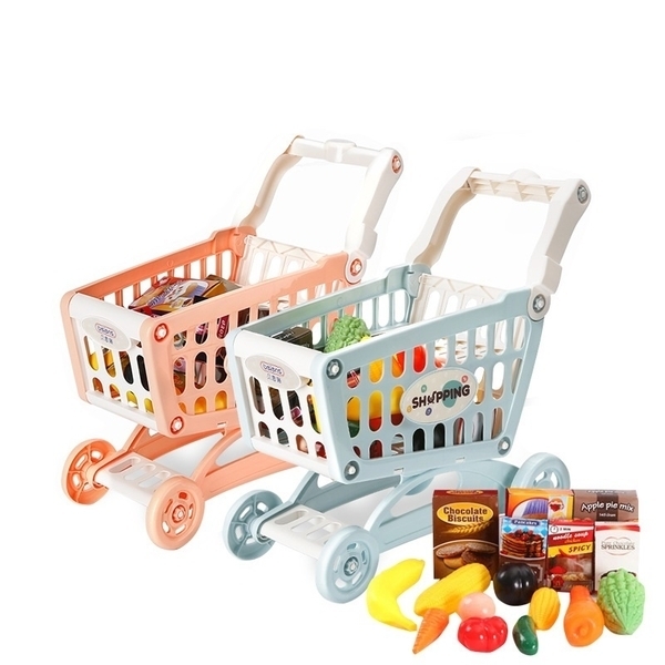 Візочок для покупок у супермаркеті Beiens, блакитний (M890blue) - Pampik - 4