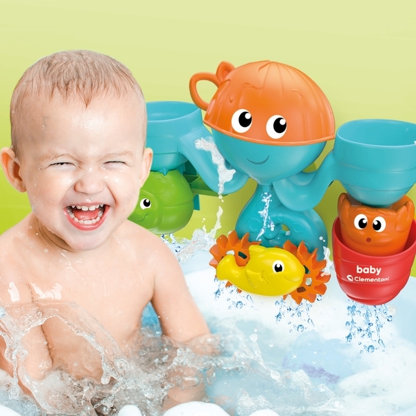 Іграшка для ванни Clementoni Восьминіг (17458) - Pampik - 3