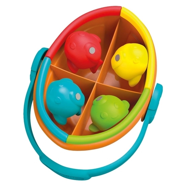 Игрушка для ванны Clementoni Яркая рыбалка (17688) - Pampik - 5