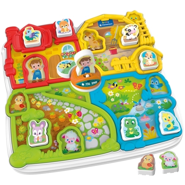 Ігровий центр Clementoni Тварини на фермі (17716) - Pampik