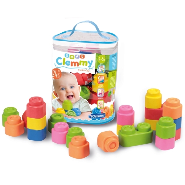 Іграшка-конструктор Clementoni Soft Clemmy М'які блоки, 24 деталей (14889) - Pampik - 4