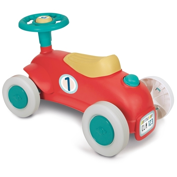 Іграшка-машинка толокар Clementoni Моє перше авто, червоний (17308) - Pampik - 4