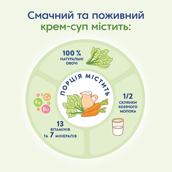 Крем-суп МАМАКО Шпинат на козячому молоці, 150 г - Pampik - 8