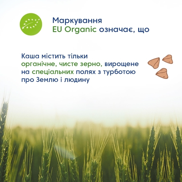 Каша безмолочна Мамако гречнана ОРГАНІК, 200 г - Pampik - 10