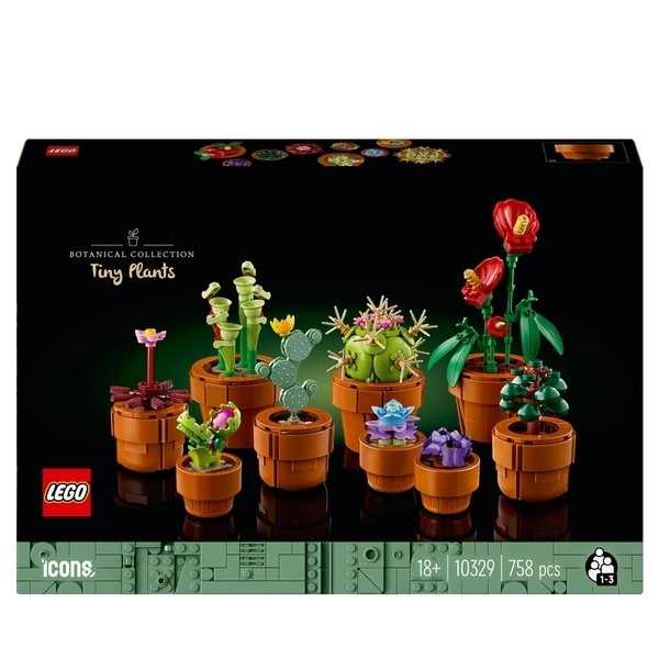 Конструктор LEGO Botanicals Мініатюрні рослини, 758 деталей (10329) - Pampik