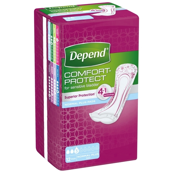 Урологічні прокладки Depend Normal, 12 шт. - Pampik - 2