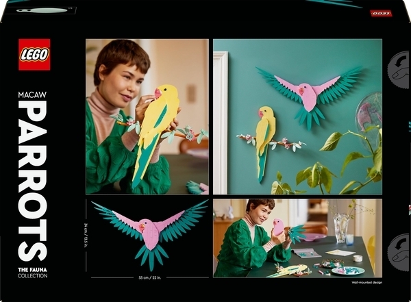 Конструктор LEGO Art Колекція фауни. Папуги Ара (31211) - Pampik - 10
