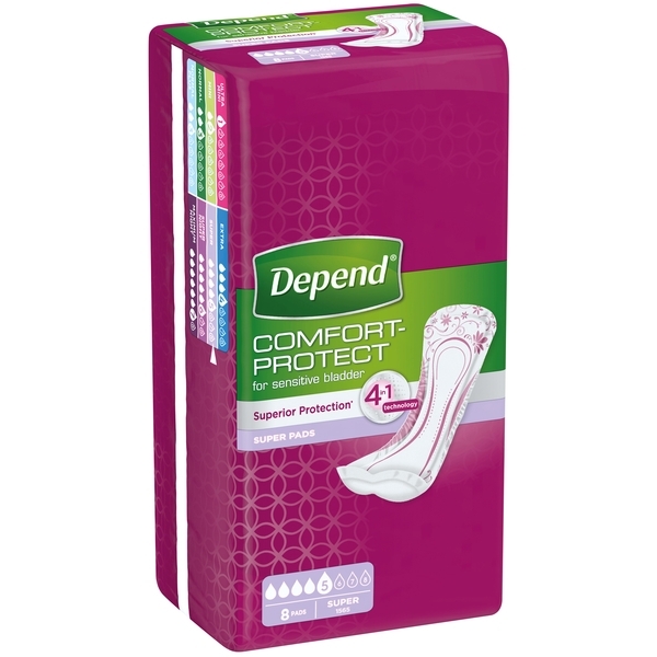 Урологічні прокладки Depend Super Pad, 8 шт. (9435024) - Pampik - 2
