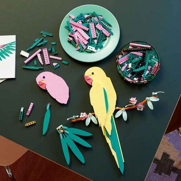 Конструктор LEGO Art Колекція фауни. Папуги Ара (31211) - Pampik - 8