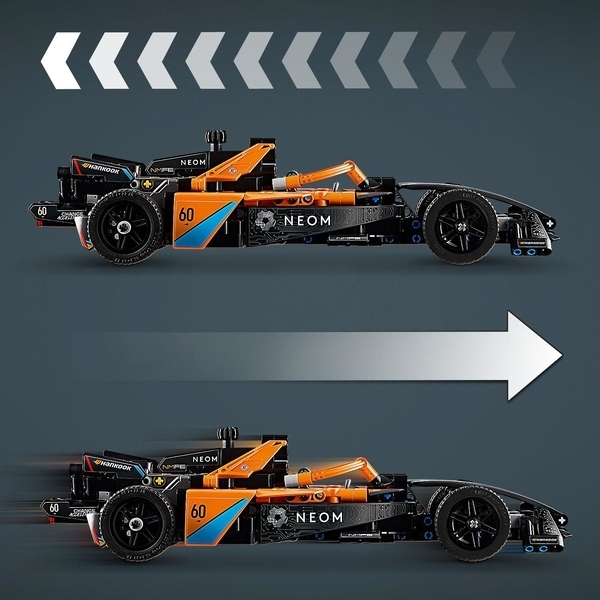 Конструктор LEGO Technic Автомобіль для гонки NEOM McLaren Formula E0, 452 деталі (42169) - Pampik - 6