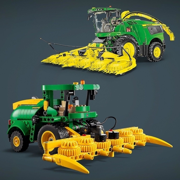 Конструктор LEGO Technic Кормозбиральний комбайн John Deere 9700, 559 деталей (42168) - Pampik - 4