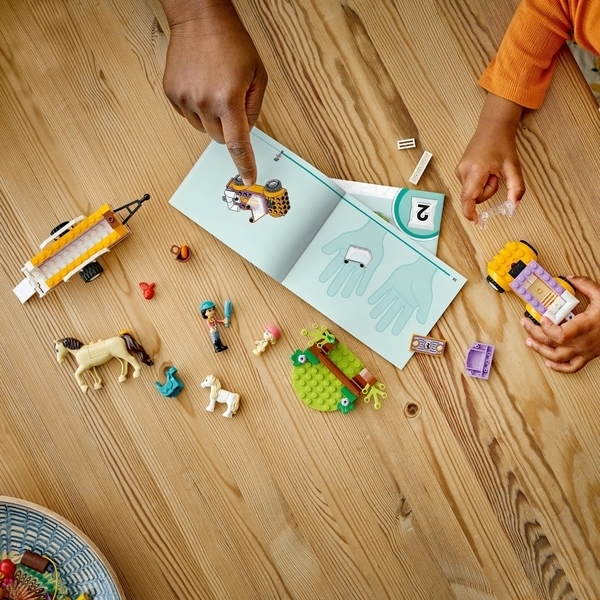 Конструктор LEGO Friends Прицеп для лошади и пони, 105 деталей (42634) - Pampik - 7