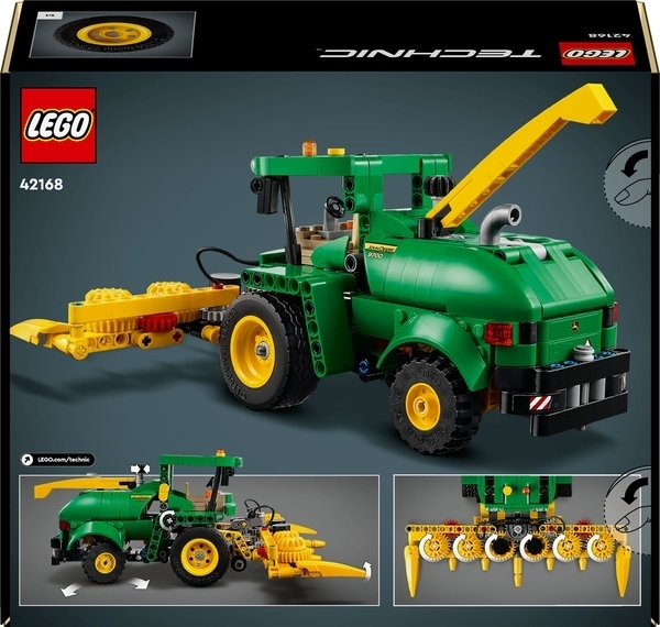 Конструктор LEGO Technic Кормозбиральний комбайн John Deere 9700, 559 деталей (42168) - Pampik - 2