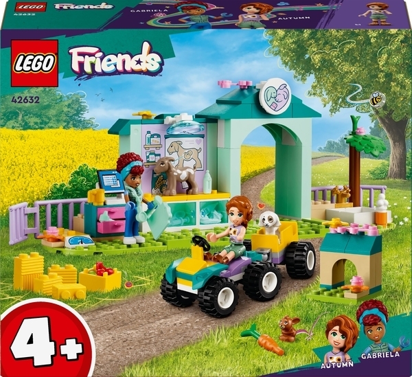Конструктор LEGO Friends Ветеринарна клініка для сільськогосподарських тварин, 161 деталей (42632) - Pampik