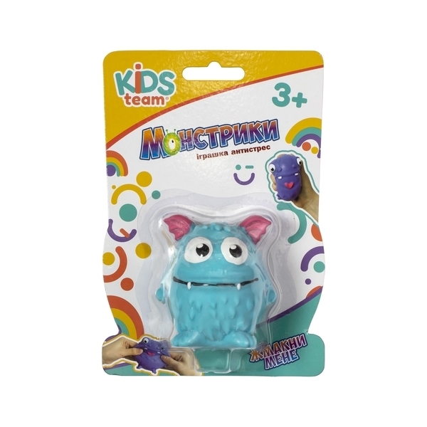 Іграшка-антистрес Kids Team Монстрик блакитний (CKS-10497) - Pampik - 2