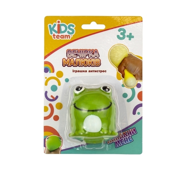 Іграшка-антистрес Kids Team Вечірка малюків Жабка (CKS-10641) - Pampik - 2