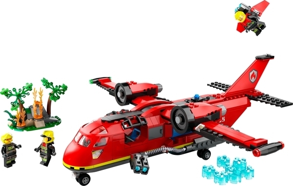 Конструктор LEGO City Пожежний рятувальний літак, 478 деталей (60413) - Pampik - 3