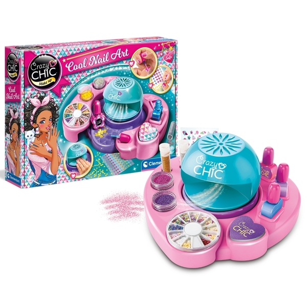 Дитячий набір для манікюру Clementoni Cool Nail Art Crazy Chic (18599) - Pampik - 6