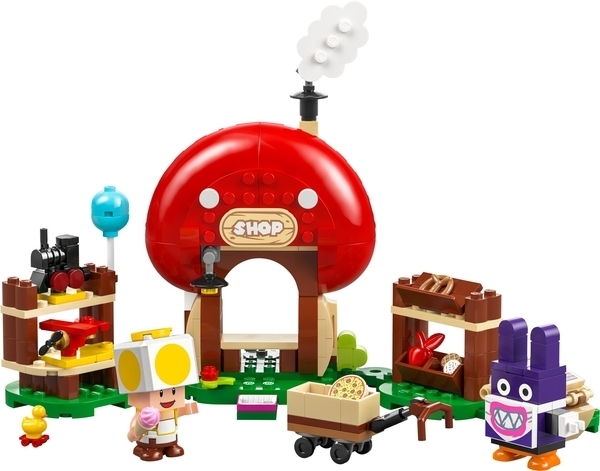 Конструктор LEGO Super Mario Nabbit в лавке Toad. Дополнительный набор, 230 деталей (71429) - Pampik - 3