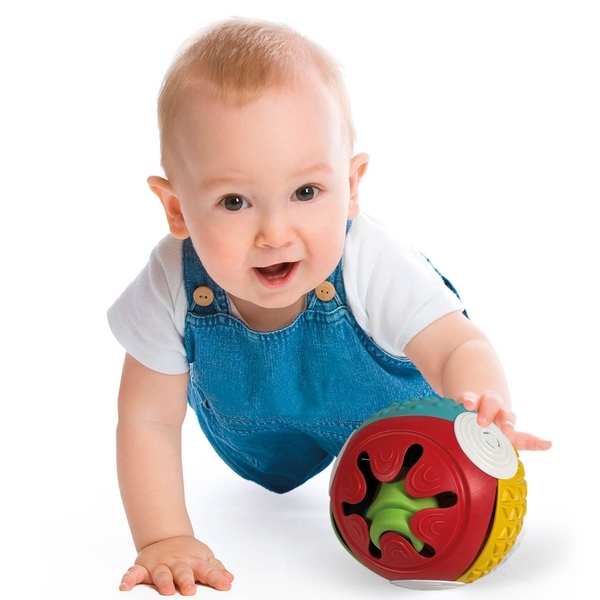 Развивающая игрушка-сортер Clementoni Сенсорный мячик Soft Clemmy (17689) - Pampik - 4