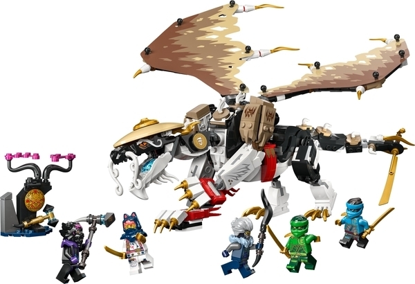 Конструктор LEGO NINJAGO Егалт Король Драконів, 532 деталі (71809) - Pampik - 4