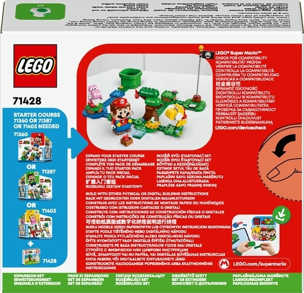 Конструктор LEGO Super Mario Прекрасный лес Yoshi. Дополнительный набор (71428) - Pampik - 10
