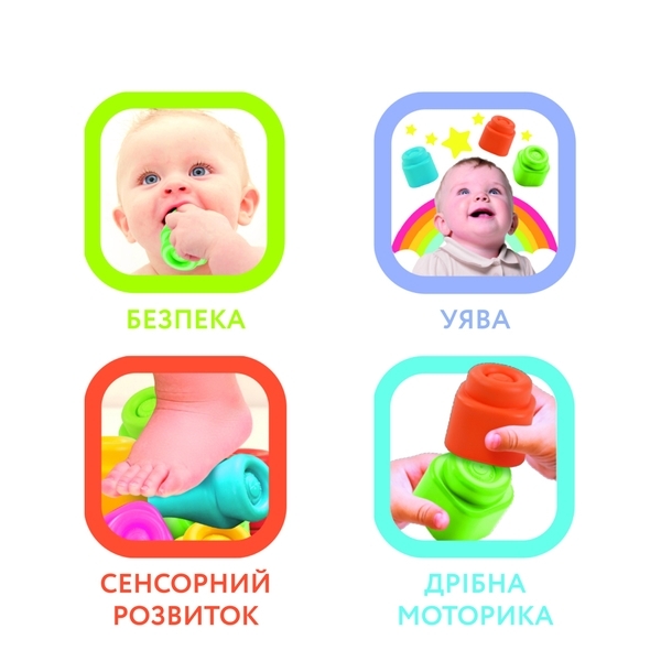 Развивающая игрушка-сортер Clementoni Сенсорный мячик Soft Clemmy (17689) - Pampik - 3