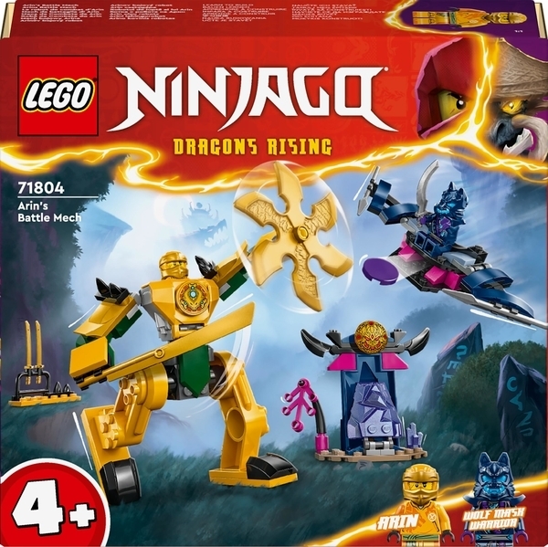 Конструктор LEGO NINJAGO Боевой робот Арина, 104 детали (71804) - Pampik