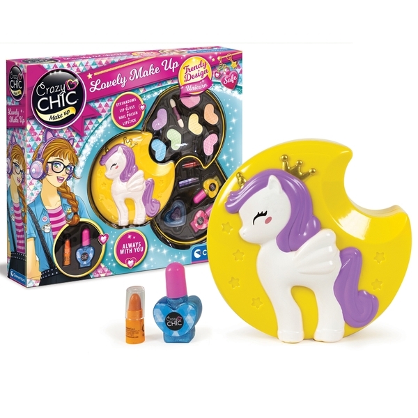 Набір дитячої косметики Clementoni Lovely Make Up. Unicorn Crazy Chic (18643) - Pampik - 5
