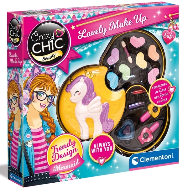 Набір дитячої косметики Clementoni Lovely Make Up. Unicorn Crazy Chic (18643) - Pampik - 6