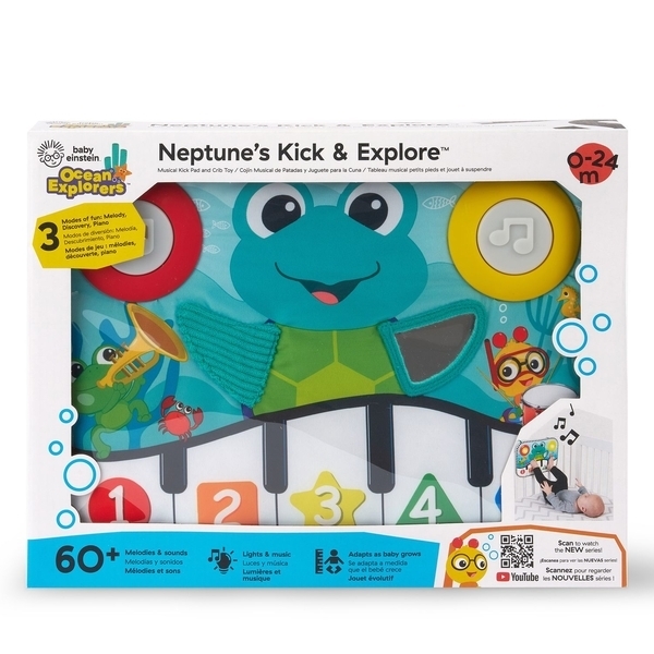 Музична іграшка на ліжечко Baby Einstein Neptune`s Kick & Explore (12926) - Pampik - 2
