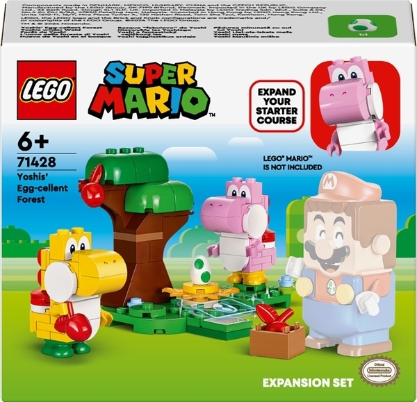 Конструктор LEGO Super Mario Прекрасный лес Yoshi. Дополнительный набор (71428) - Pampik
