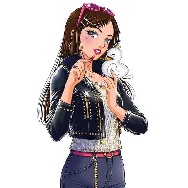 Набір дитячої косметики Clementoni Lovely Make Up. Swan Crazy Chic (18632) - Pampik - 5