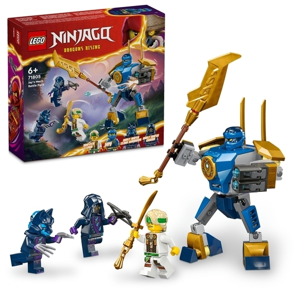 Конструктор LEGO NINJAGO Боевой набор работа Джея, 78 деталей (71805) - Pampik - 3