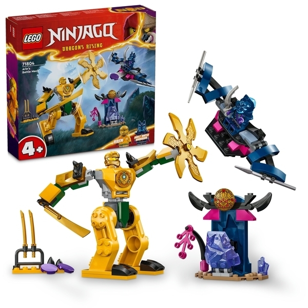 Конструктор LEGO NINJAGO Боевой робот Арина, 104 детали (71804) - Pampik - 3