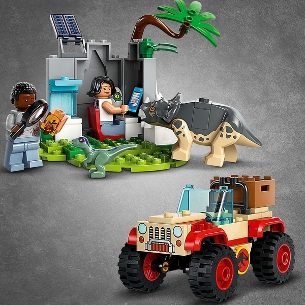 Конструктор LEGO Jurassic World Центр порятунку малюків динозаврів, 139 деталей (76963) - Pampik - 8