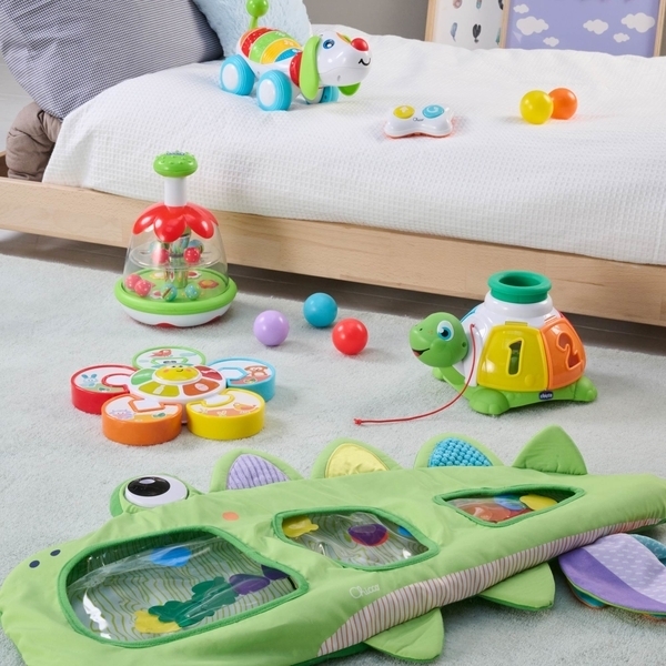 Развивающий водный коврик Chicco Крокодил, зеленый (11551.00) - Pampik - 6