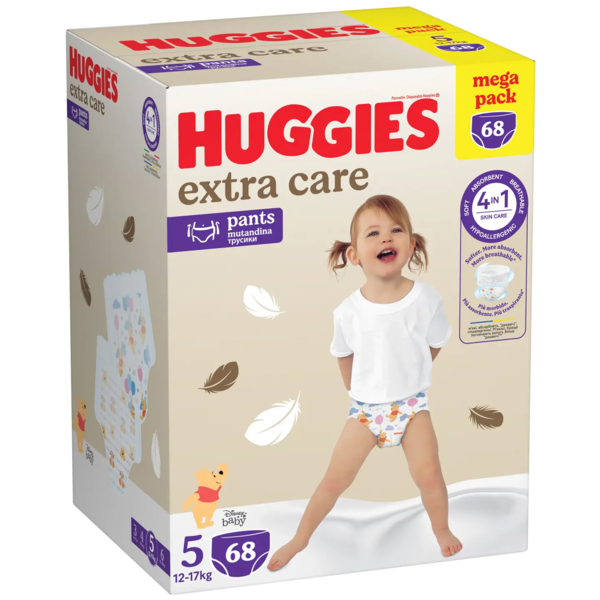 Підгузки-трусики Huggies Extra Care Pants 5 (12-17 кг), 68 шт. - Pampik - 2