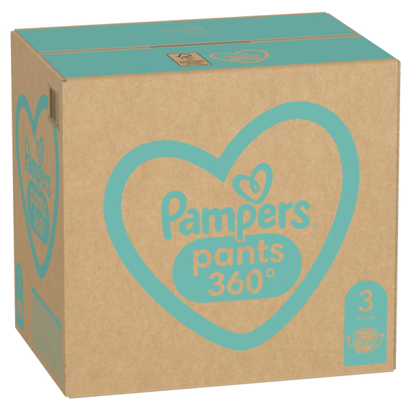 Підгузки-трусики Pampers Pants 3 (6-11 кг), 204 шт. - Pampik - 3