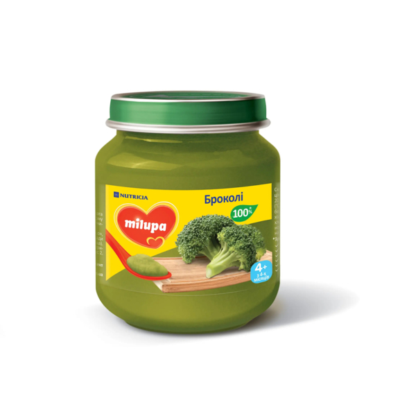 Овочеве пюре Milupa Броколі, 125 г - Pampik