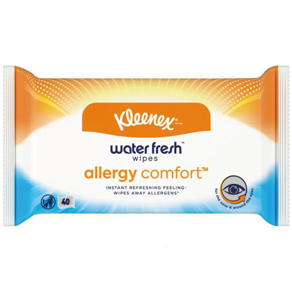Вологі серветки Kleenex Allergy Comfort, 40 шт. - Pampik
